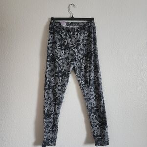No Boundaries Patterned Black and Gray Women's Jeans